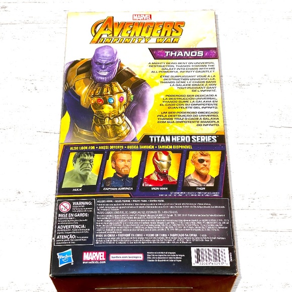 Marvel Avengers Infinity War Thanos Titan Hero Series NWT - Picture 2 of 2